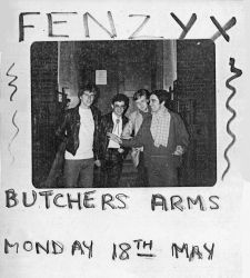 Fenzyx at The Butchers Arms flyer